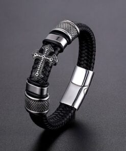 bracelet croix homme