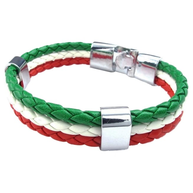 ▷ Très beau bracelet italien pour homme en cuir