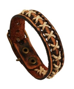 Bracelet cuir homme artisanal