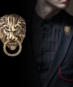 Broche lion