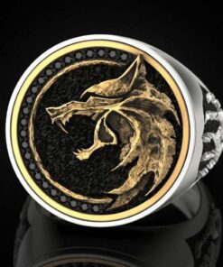 Bague loup