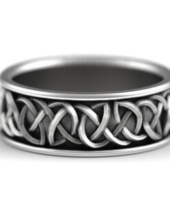 Bague loup viking