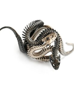 bague serpent argent