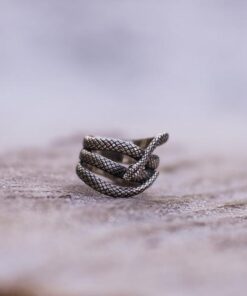 Bague serpent homme