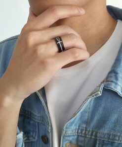 Bague croix egyptienne