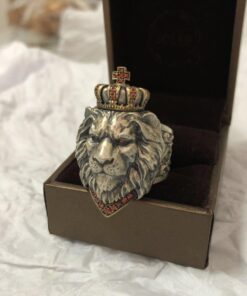 Bague lion homme