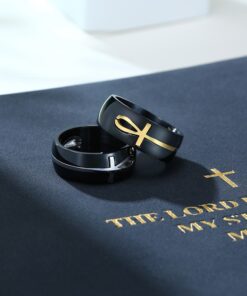 Bague croix egyptienne