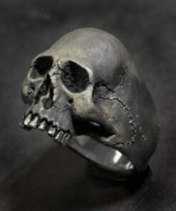 Bague homme tête de mort