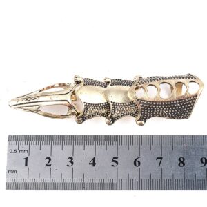 Bague armure homme