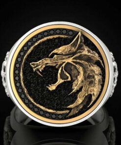 Bague loup
