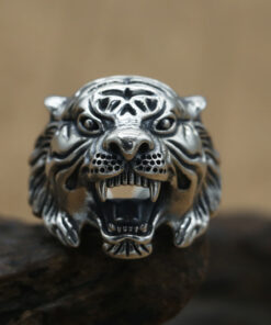 Bague tete de tigre