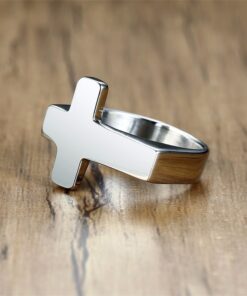 Bague forme croix