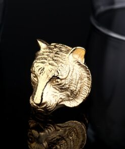 Bague tigre or