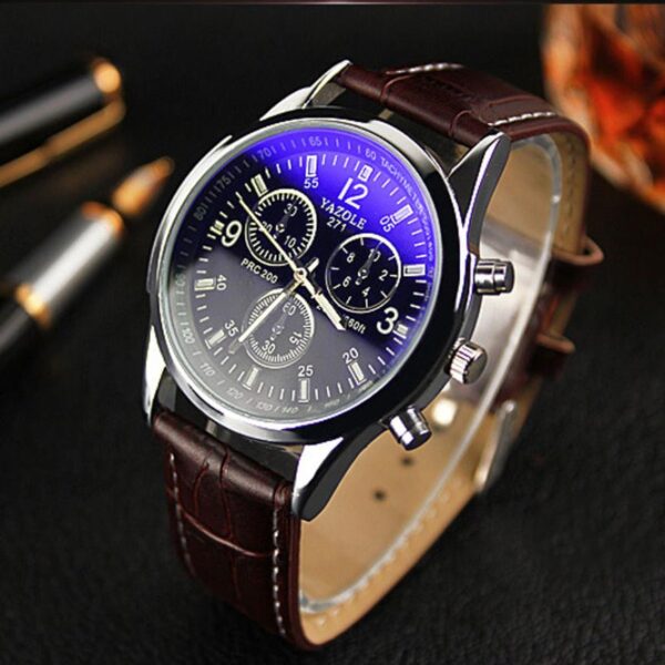 Montre homme cuir