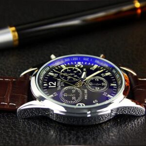 Montre homme cuir