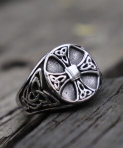 Bague croix celtique