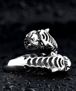 Bague tigre homme