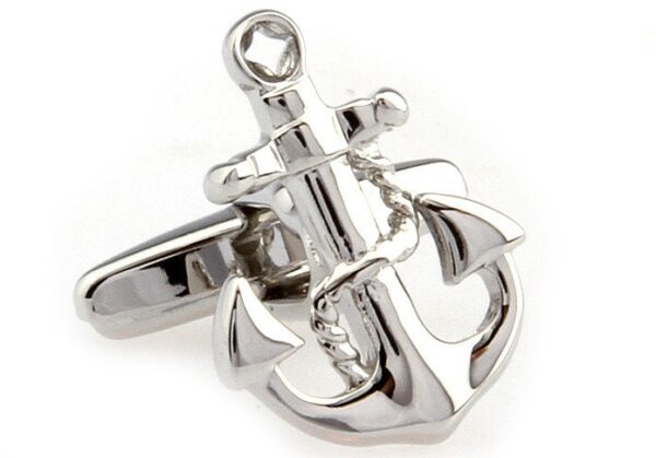 Bouton de manchette ancre