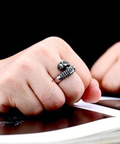 Bague tigre homme