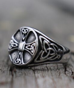 Bague croix celtique