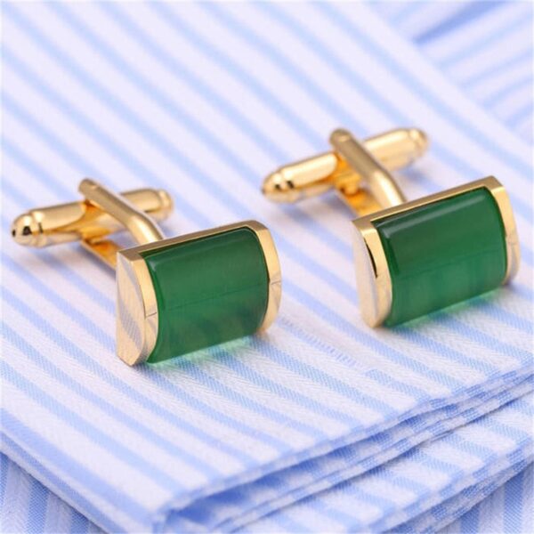 Boutons de manchette pour homme en argent 925 avec topaze bleue de Londres de 6,38 carats - En vente sur France