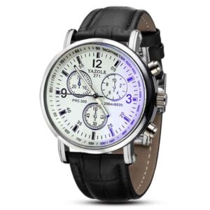 Montre homme cuir