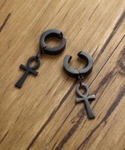 Boucle d'oreille pendante homme