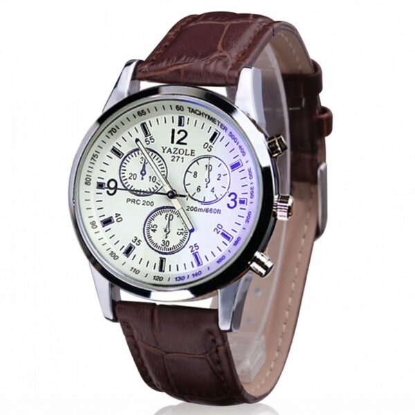 Montre homme cuir