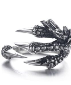 Bague griffe de dragon