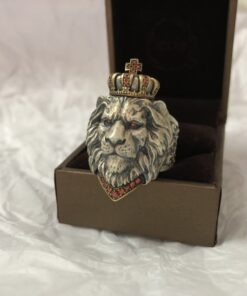 Bague lion homme