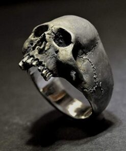Bague homme tête de mort