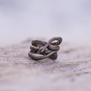Bague serpent homme