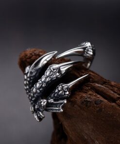 Bague griffe de dragon
