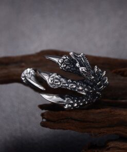 Bague griffe de dragon