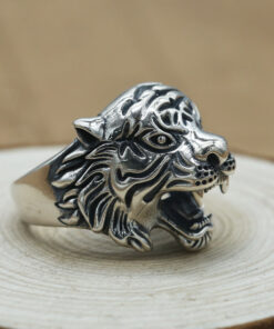 Bague tete de tigre