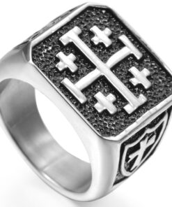 Bague croix jerusalem