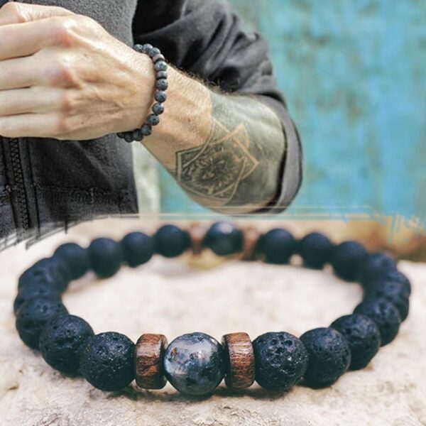 Bracelet perles homme