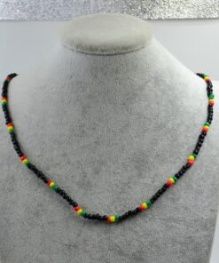 Collier rasta homme