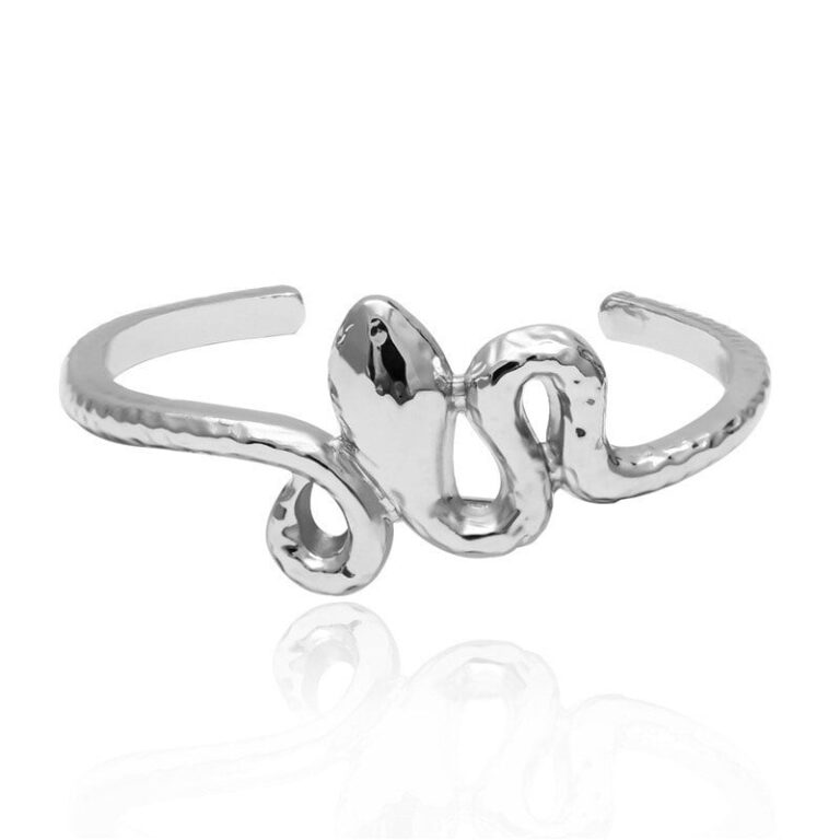 Bracelet "snake" en forme de serpent dans un style indien