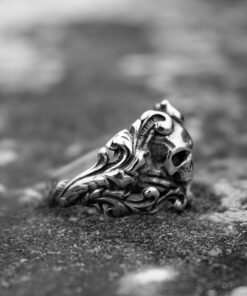 Bague avec tete de mort paris