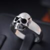 Bague crane argent