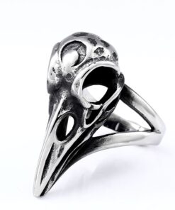 Bague crane de corbeau viking