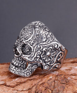 Bague crane dessin mexicain