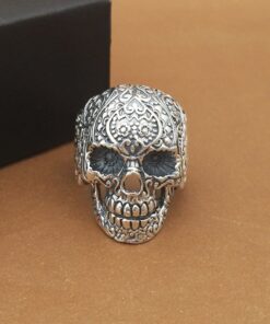 Bague crane en argent massif