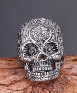 Bague crane mexicain de face