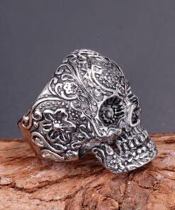 Bague crane mexicain profil