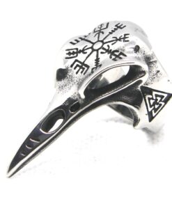 Bague crane oiseau viking