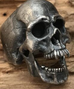 Bague crâne vue profil