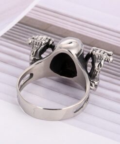 Bague de skull style harley davidson