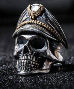 Bague de tete de mort allemande
